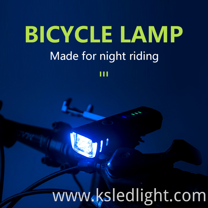 2023 Hot Selling Type-C Rechargeable Bike Light Set Bicycle Head And Tail Light Rechargeable Bicycle Safety Light